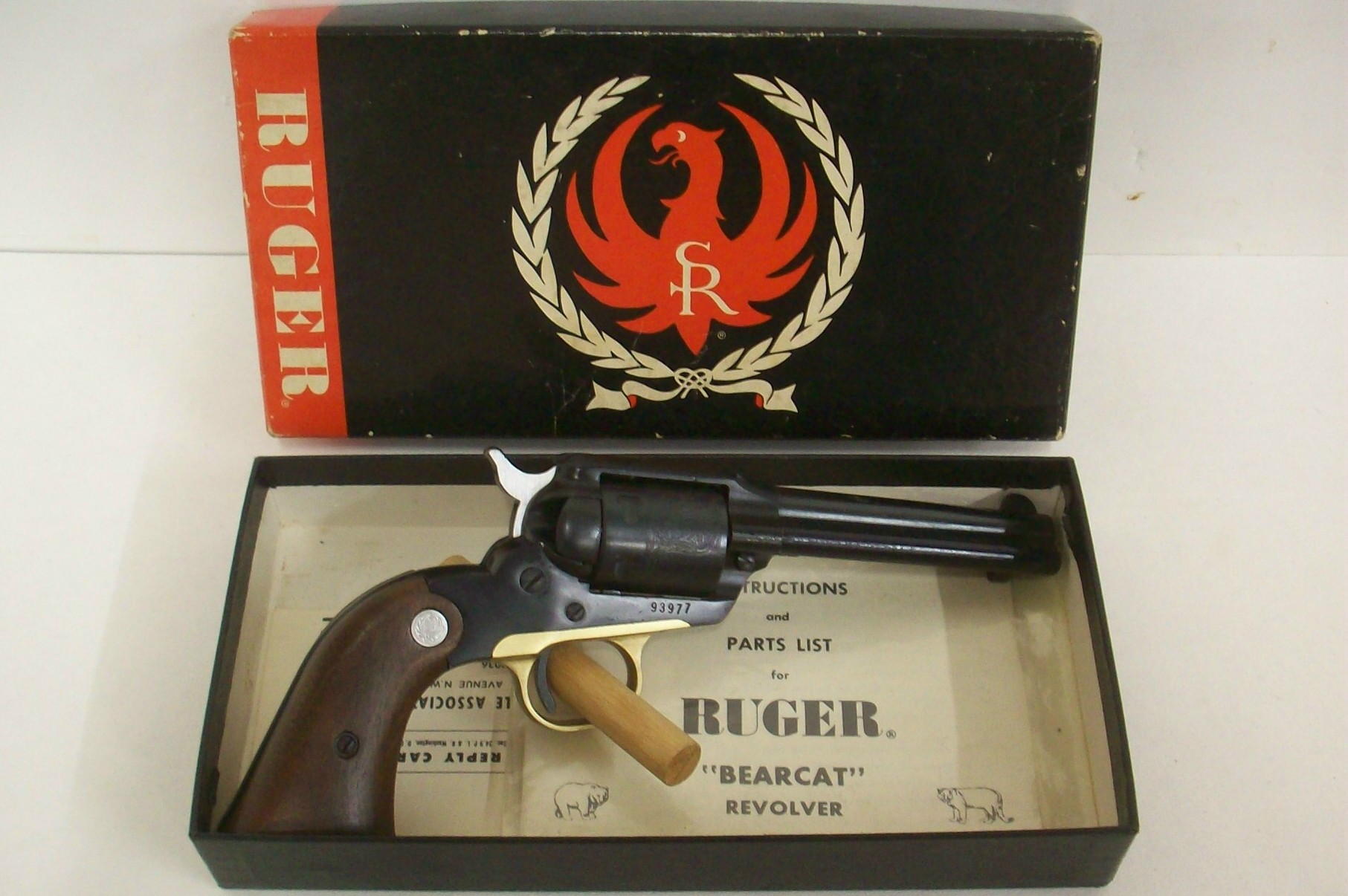 Ruger Old Model Bearcat Revolver Parts